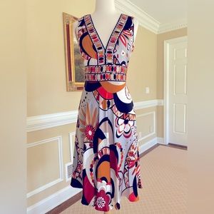 $3500 Emilio Pucci crystal-embellished couture dress